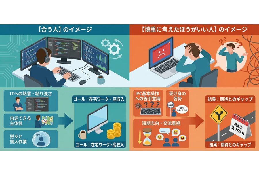 合う人合わない人のイメージ